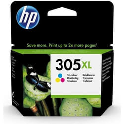 HP Cartouche d’encre trois couleurs 305XL grande capacité authentique