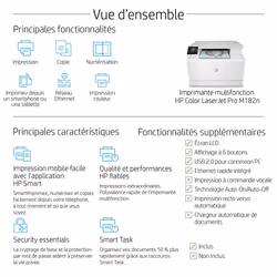 HP Color LaserJet Pro Imprimante multifonction M182n, Couleur, Imprimante pour Impression, copie, numérisation, Eco-énergétique; Sécurité renforcée - Vue supplémentaire 13