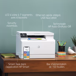 HP Color LaserJet Pro Imprimante multifonction M182n, Couleur, Imprimante pour Impression, copie, numérisation, Eco-énergétique; Sécurité renforcée - Vue supplémentaire 14