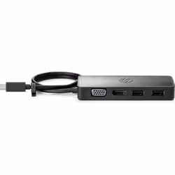 HP Concentrateur USB-C de voyage G2, USB 3.2 Gen 1 (3.1 Gen 1) Type-C, HDMI, USB 3.2 Gen 1 (3.1 Gen 1) Type-A, VGA, Maison, 1 ...