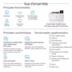 HP Color LaserJet Pro M255dw, Couleur, Imprimante pour Imprimer, Impression recto-verso; Eco-énergétique; Sécurité renforcée; Wi-Fi double bande - Vue supplémentaire 24