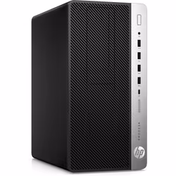 HP ProDesk 600 G5 9500 8Go 256Go SSD Win10 Pro Micro Tower PC Noir