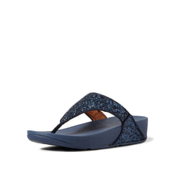 Tongs compensées femme FitFlop Lulu Glitter PU