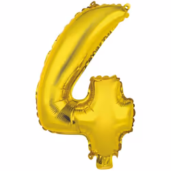 Amscan 9909682, Ballon-jouet, Feuille, Or, 5 pièce(s)