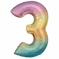 Amscan 9909701, Ballon-jouet, Feuille, Numéro, 53 cm, 5 pièce(s)