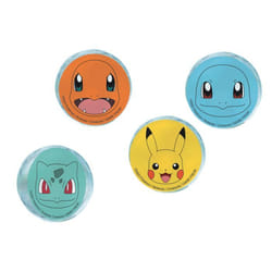 Lot de 4 balles  pokémon rebondissants pour fête danniversaire pour Enfants sous Licence Officielle pour anniversaire enfants