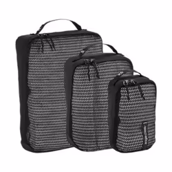 Eagle Creek Pack-It Reveal Cube Set, Unisexe, Fermeture à glissière, 1 pochettes, Noir, Monochromatique, Noir