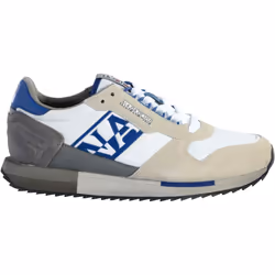 Basket Cuir Napapijri Virtus Blanc/Gris/Marine