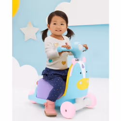 Skip Hop Zoo 3-In-1 Ride On Toy Scooter à roulettes