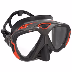 Masque de plongée - MARES - X-Wire - Silicone - Unisexe - Noir et Rouge