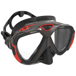 Masque de plongée - MARES - X-Wire - Silicone - Unisexe - Noir et Rouge