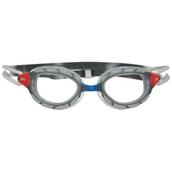 Zoggs Predator-Regular Fit Unisexe Transparent-Gris-Transparent Coupe Droite