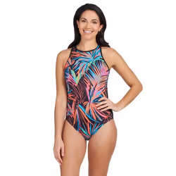 Maillot de bain 1 pièce femme Zoggs Hi Cross X Back - E+