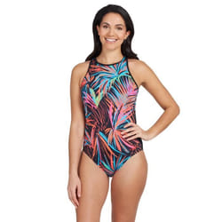Maillot de bain 1 pièce femme Zoggs Hi Cross X Back - E+