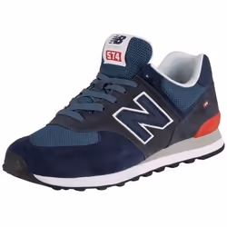 Baskets en daim pour homme New Balance 574 - Bleu