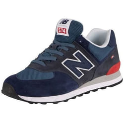Baskets en daim pour homme New Balance 574 - Bleu