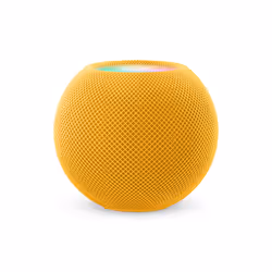 Apple HomePod mini, Apple Siri, Rond, Jaune, Plage complète, Tactile, Apple Music, TuneIn