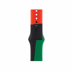 Apple Black Unity, Bande, Smartwatch, Noir, Vert, Rouge, Apple, Watch 38mm/40mm, Fluoroélastomère