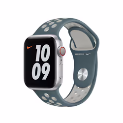 Apple MJ6G3ZM/A accessoire intelligent à porter sur soi Bande Vert, Argent Fluoroélastomère