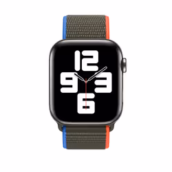 Apple 3J150ZM/A Bande Olive Nylon