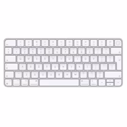 Apple Magic, 60%, USB + Bluetooth, Aluminium, Blanc