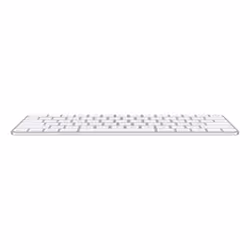 Apple Magic clavier USB + Bluetooth Anglais Aluminium, Blanc