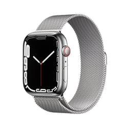 Apple Watch Series 7 OLED 45mm 4G Argent Wifi GPS (satellite)