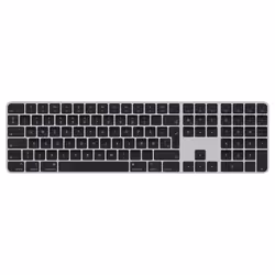Apple Magic Keyboard avec Touch ID et pavé numérique pour les Mac avec puce - Danois - Touches noires, Taille réelle (100 %), ...