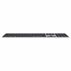 Apple Magic Keyboard avec Touch ID et pavé numérique pour les Mac avec puce - Danois - Touches noires