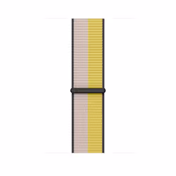 Apple MN5T3ZM/A, Bande, Smartwatch, Beige, Noir, Jaune, Apple, Apple Watch 42 mm 44 mm 45 mm, Nylon