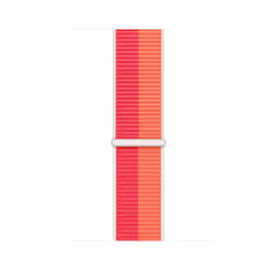 Apple MN5V3ZM/A, Bande, Smartwatch, Orange, Rouge, Blanc, Apple, Apple Watch 42 mm 44 mm 45 mm, Nylon