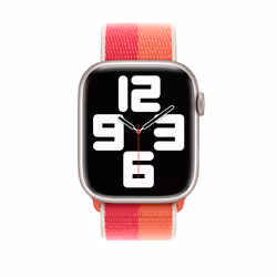 Apple MN5V3ZM/A accessoire intelligent à porter sur soi Bande Orange, Rouge, Blanc Nylon
