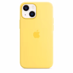 Apple Coque en silicone avec MagSafe pour iPhone 13 mini - Zeste de citron, Housse, Apple, iPhone 13 mini, 13,7 cm (5.4"), Ja ...