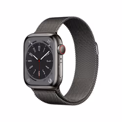 Apple Watch Series 8, OLED, Écran tactile, 32 Go, Wifi, GPS (satellite), 42,3 g