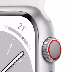 Apple Watch Series 8 OLED 45mm 4G Argent Wifi GPS (satellite)