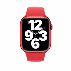 Apple MP7J3ZM/A Bande Rouge Fluoroélastomère