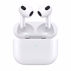 Apple AirPods (3rd generation) AirPods (3ᵉ génération) avec Boîtier de charge Lightning, Sans fil, Appels/Musique, Casque, Bl ...