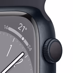 Apple Watch Series 8 OLED 41mm Noir Wifi GPS (satellite)