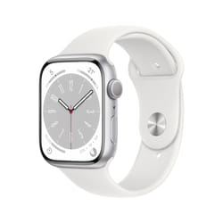 Apple Watch Series 8 OLED 45mm Argent Wifi GPS (satellite)