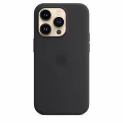 Apple Coque en silicone avec MagSafe pour iPhone 14 Pro - Minuit
