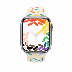Apple MRTP3ZM/A Bande Multicolore Fluoroélastomère