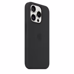 Apple MT1A3ZM/A Housse iPhone 15 Pro silicone Noir - Vue supplémentaire 5