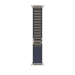 Apple WATCH 49 BLUE ALP M Bande Polyester recyclé, Spandex, Titane