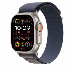 Apple MT5M3ZM/A Bande Bleu Polyester recyclé, Spandex, Titane
