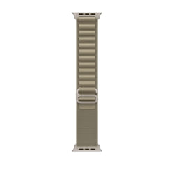 Apple MT5V3ZM/A Bande Olive Polyester recyclé, Titane, Spandex