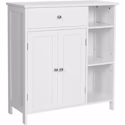 Description générale Ce meuble de salle de bain en couleur blanche apaisante crée une atmosphère sereine et relaxante. Il fac ...
