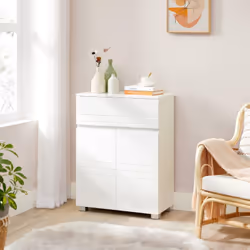 Description générale Cette armoire de rangement multifonctionnelle est la solution idéale pour organiser votre salle de bain, ...