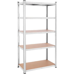 Songmics - Rayonnage Étagère à 5 niveaux 200 x 100 x 50cm - Argent GLR050E01