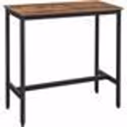 Table de Bar VASAGLE - Style Industriel - Marron - 100 x 40 x 90 cm