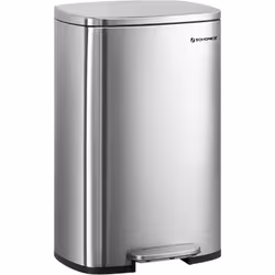 Description générale Transformez votre cuisine avec cette élégante poubelle à pédale de 50 litres. Sa couleur argentée et ses ...